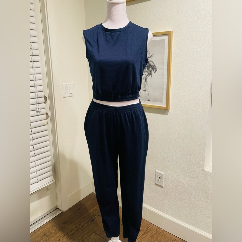 Women's Navy Blue Jumpsuit